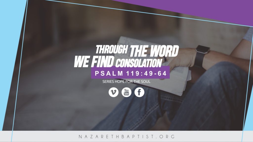 Through the Word we Find Consolation
